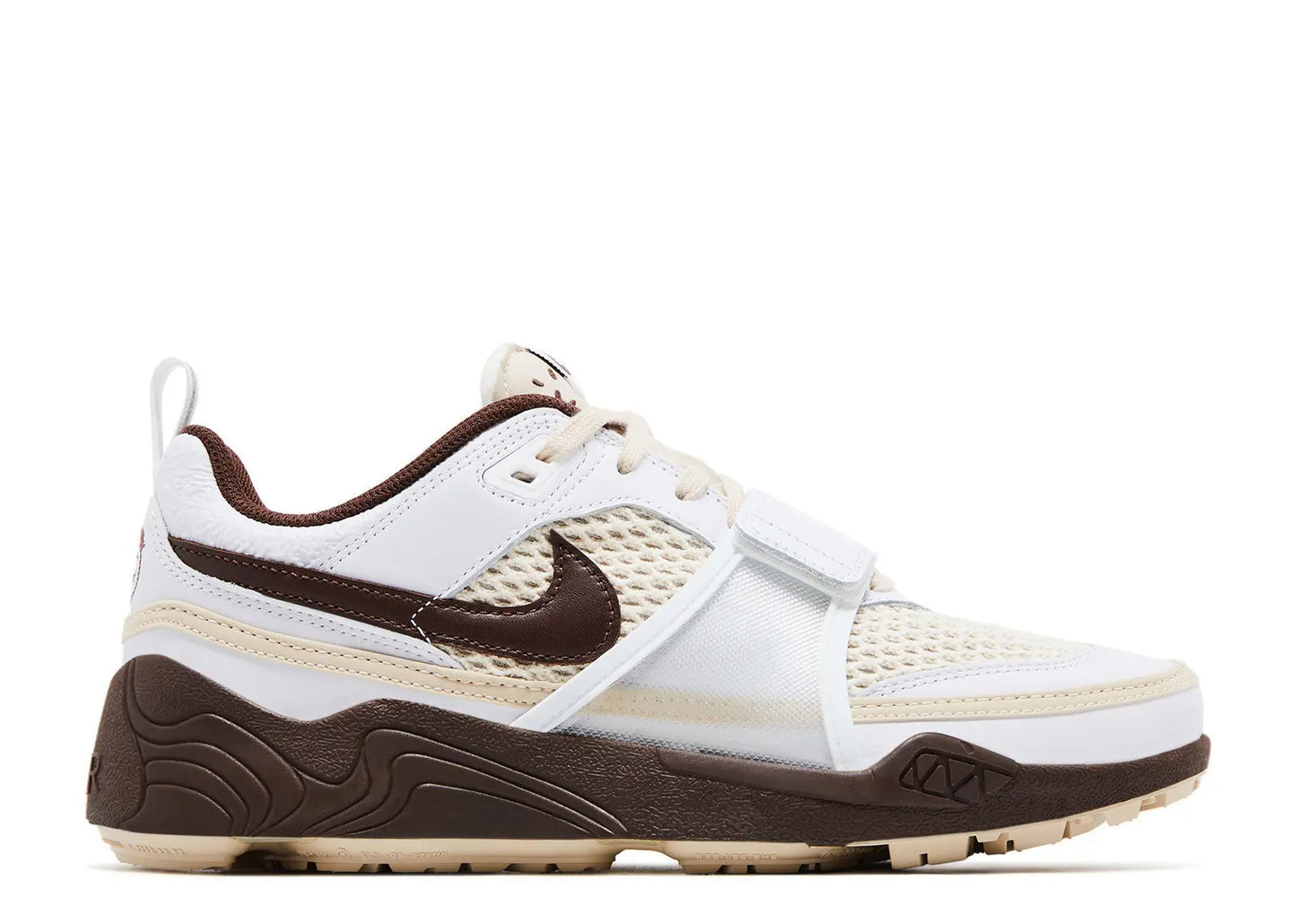 TRAVIS SCOTT X ZOOM FIELD JAXX 'LIGHT CHOCOLATE' (PREOWNED W/BOX)
