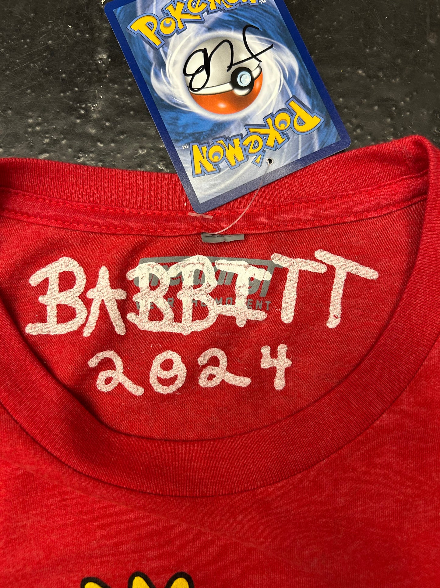 ASSPIZZA X BABBIT BART SIMPSON RED TEE (BRAND NEW)