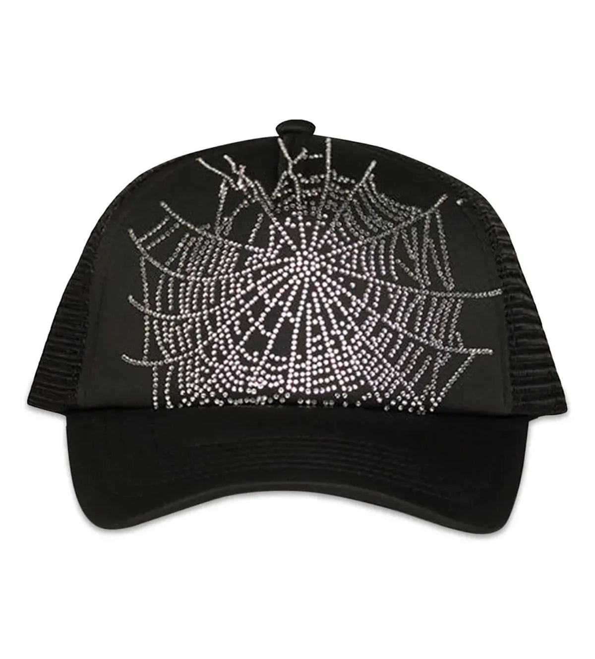 SP5DER RHINESTONE WEB HAT “BLACK”