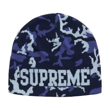SUPREME FW26 BLUE CAMO BEANIE