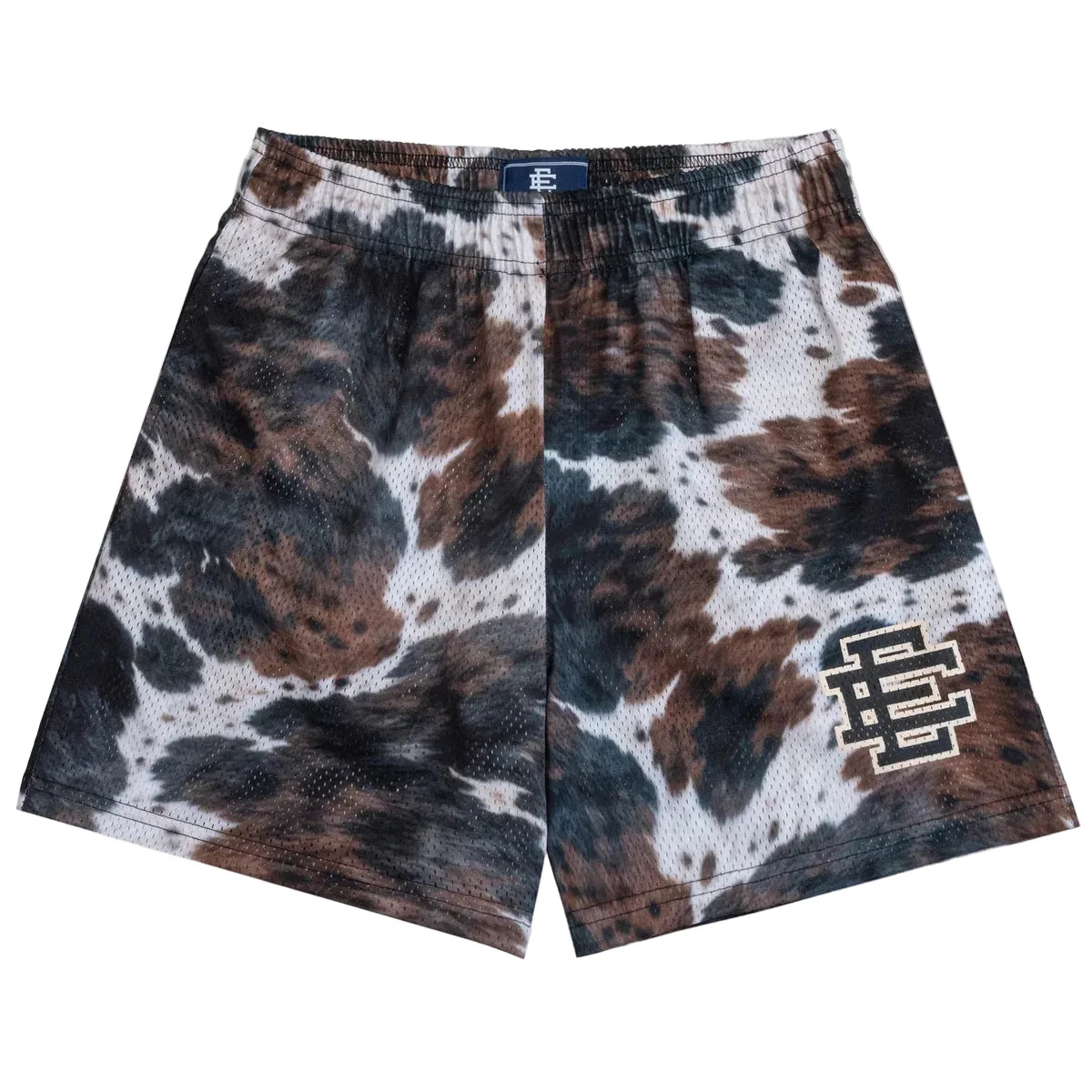 ERIC EMANUEL EE BASIC MESH SHORTS COWPRINT (BRAND NEW)