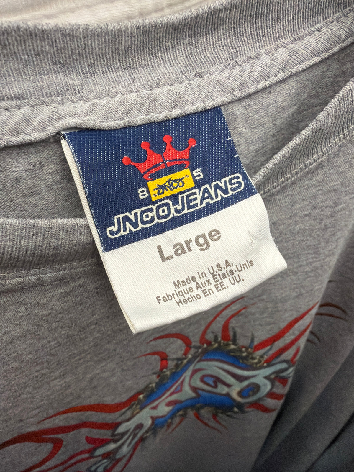 JNCO TRIBAL GRAFFITI LOGO T-SHIRT