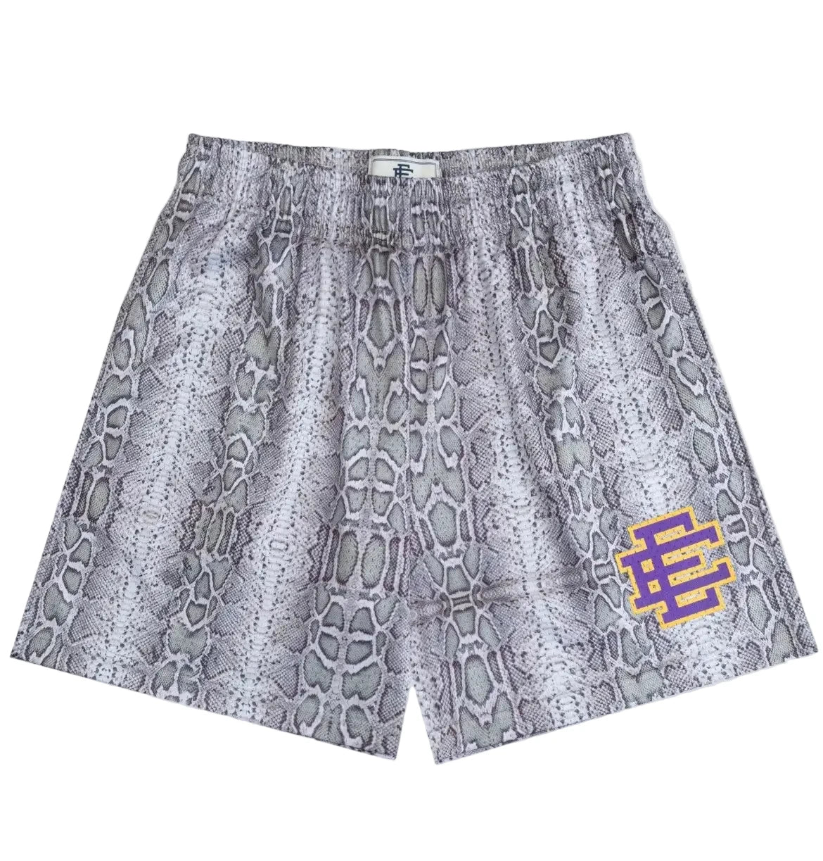 ERIC EMANUEL EE BASIC MESH SHORTS SNAKE SKIN (BRAND NEW)