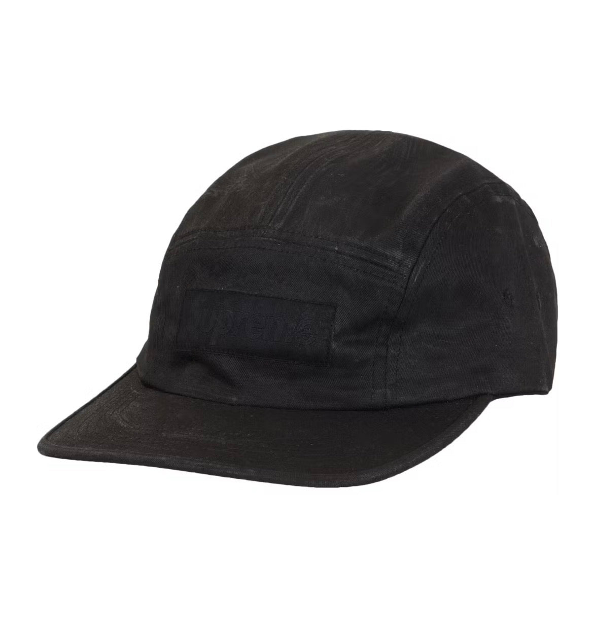 SUPREME X MAISON MARGIELA PAINTED CAMP CAP BLACK