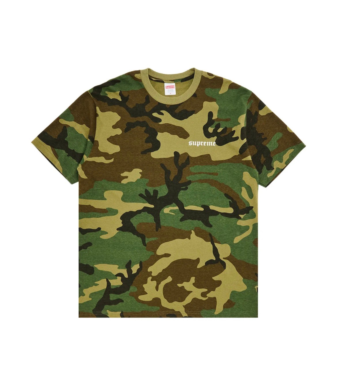 SUPREME WOODLAND CAMO TARGET TEE