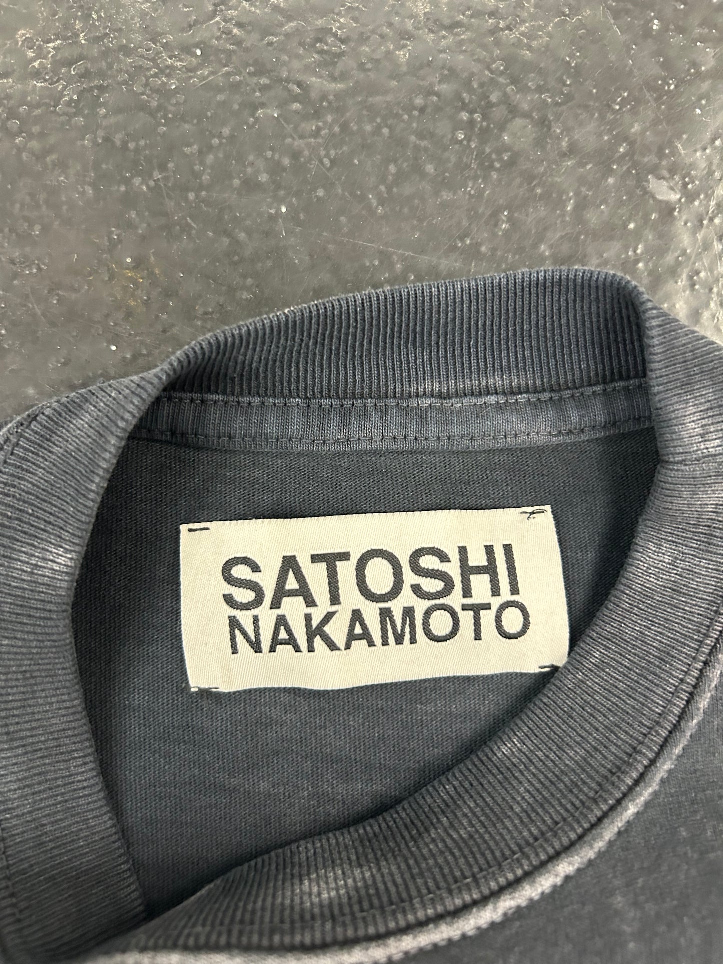 SATOSHI NAKAMOTO POSITIVE ENERGY TEE “BLACK” (PRE-OWNED)