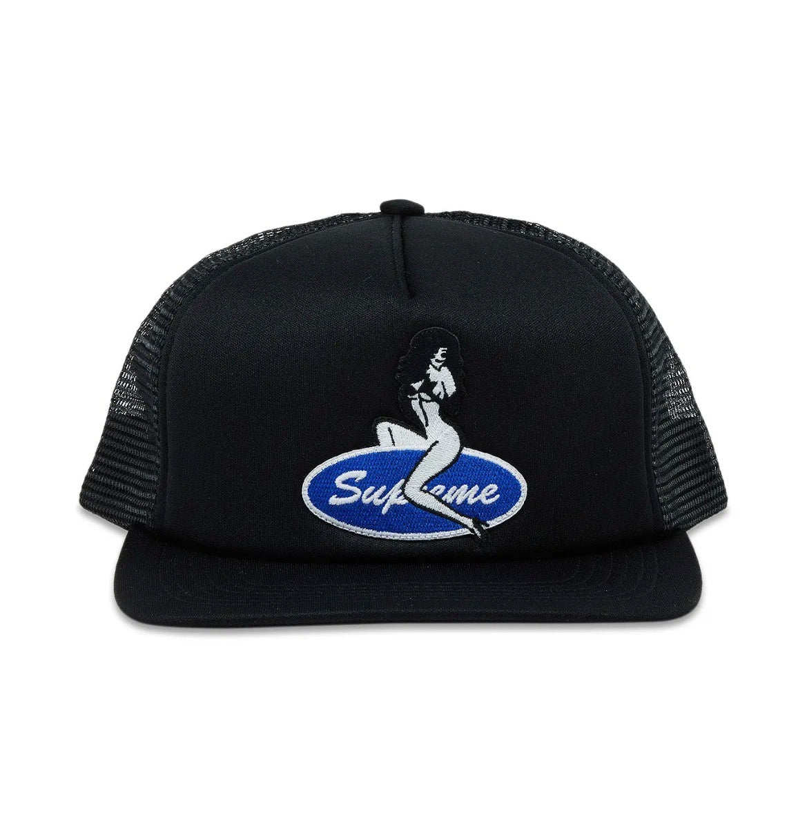 SUPREME PIN UP MESH BACK 5-PANEL BLACK (PRE-OWNED)