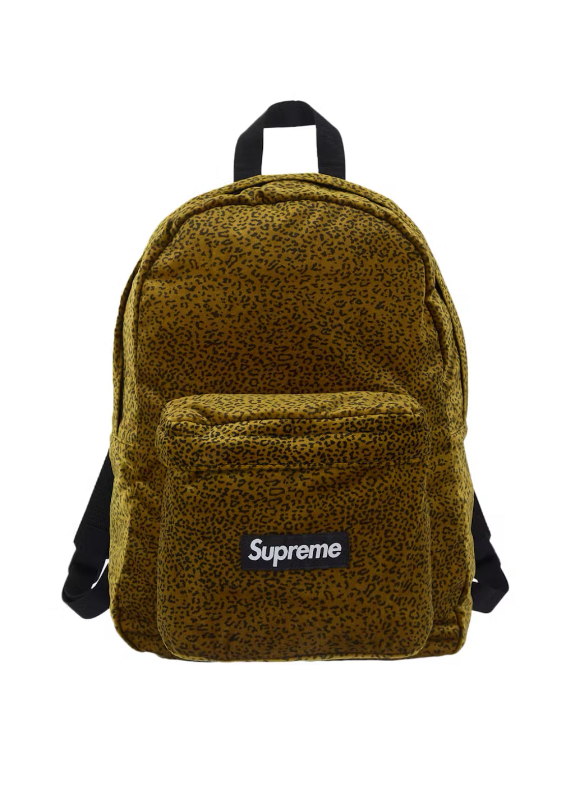 SUPREME LEOPARD VELVET BACKPACK