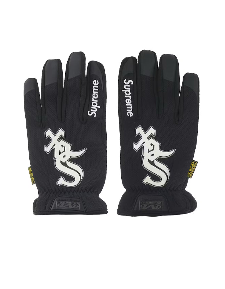 SUPREME MECHANIX FASTFIT WHITE SOCKS BLACK GLOVES (BRAND NEW)