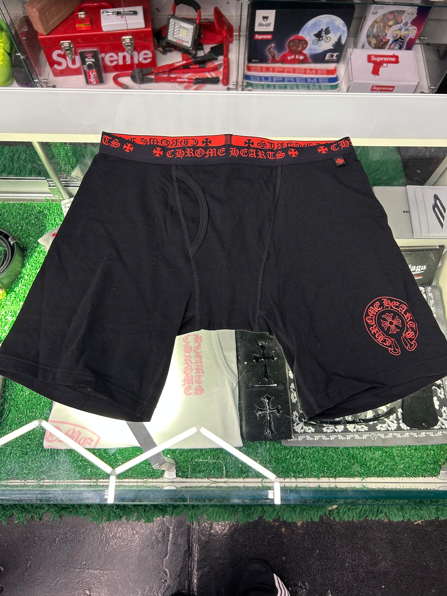 CHROME HEARTS BLACK RED UNDERWEAR (BRAND NEW)