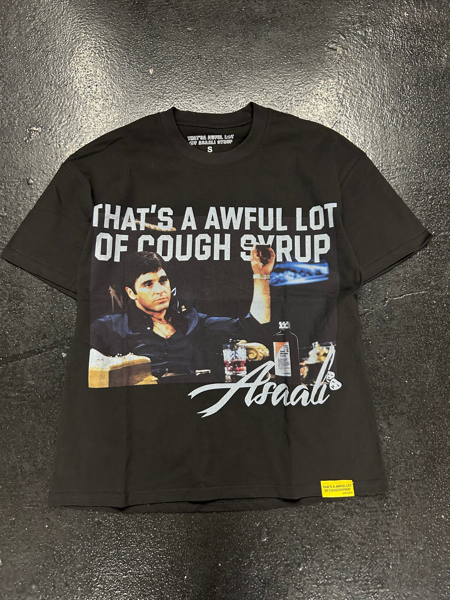 THATS A AWFUL LOT OF COUGH SYRUP ASAALI TEE (BRAND NEW)