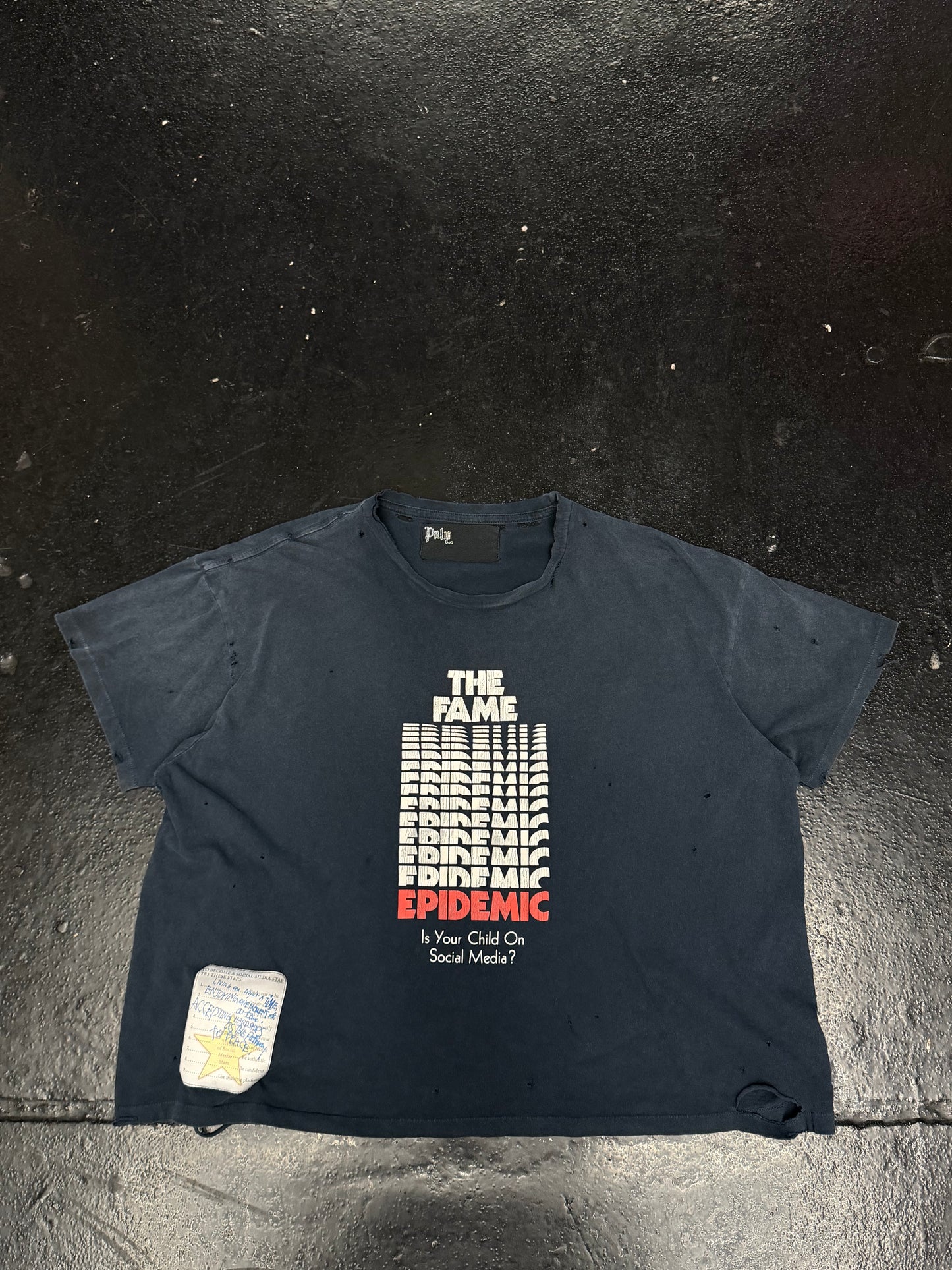 PALY HOLLYWOOD NO FAME T-SHIRT (PRE-OWNED)