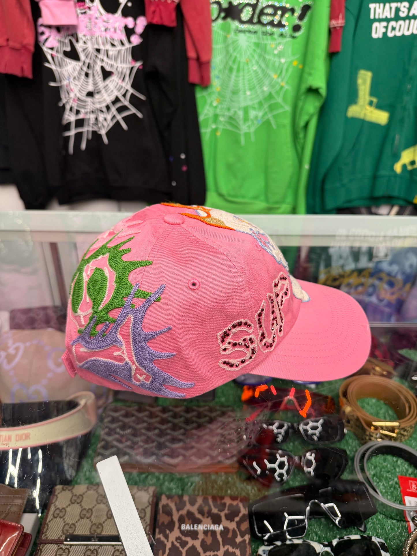 SUPREME WFST 6 PANEL PINK HAT (BRAND NEW)