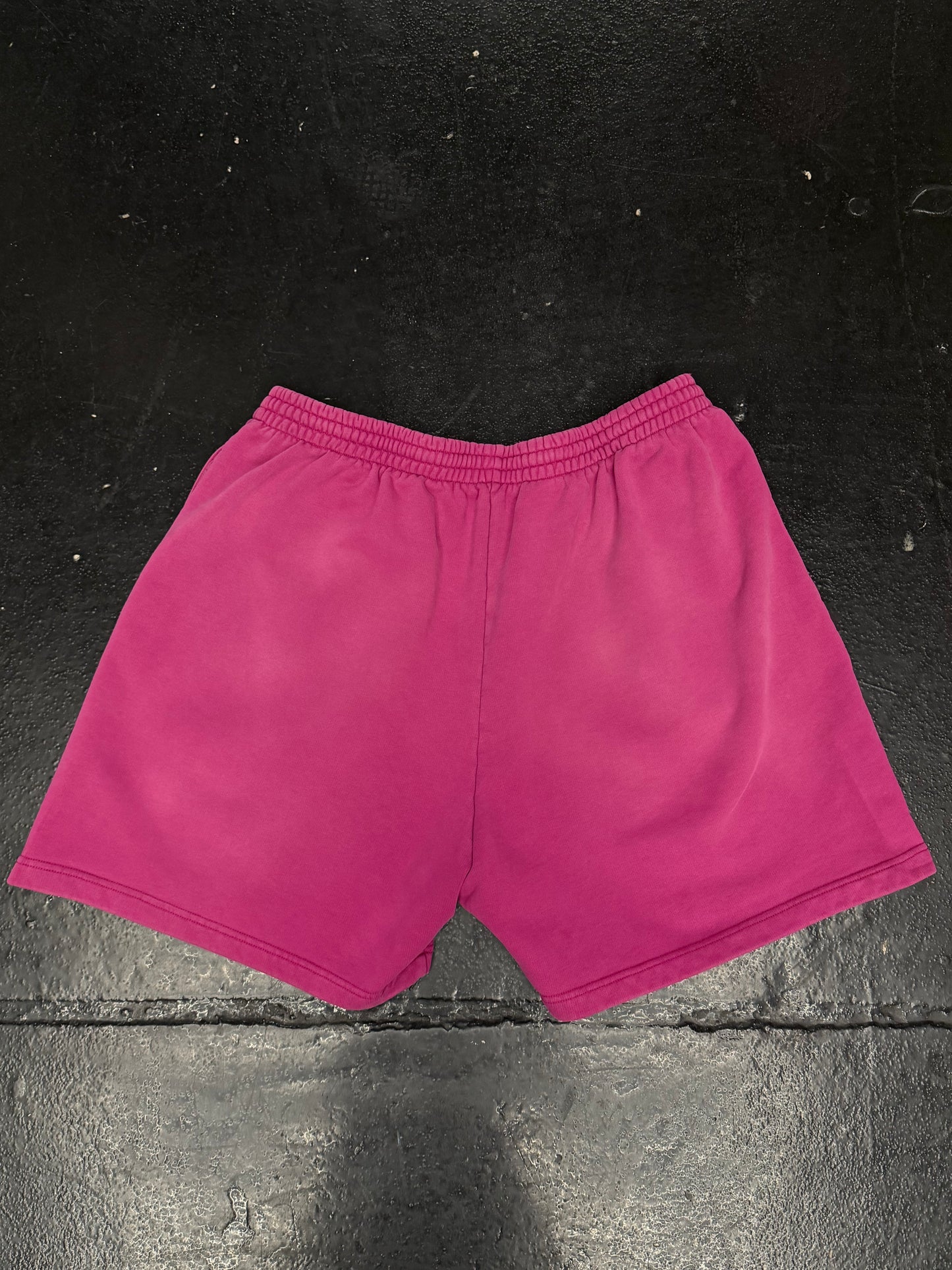 BALENCIAGA PINK CAMPAIGN SWEAT SHORTS (PRE-OWNED)