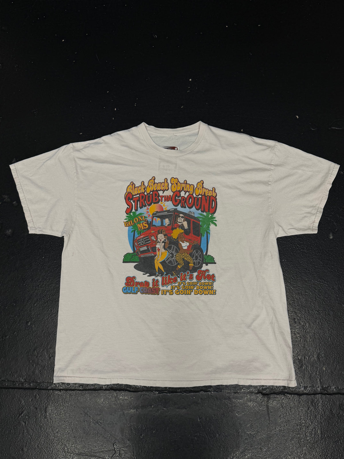 BLACK BEACH SPRING BREAK T-SHIRT