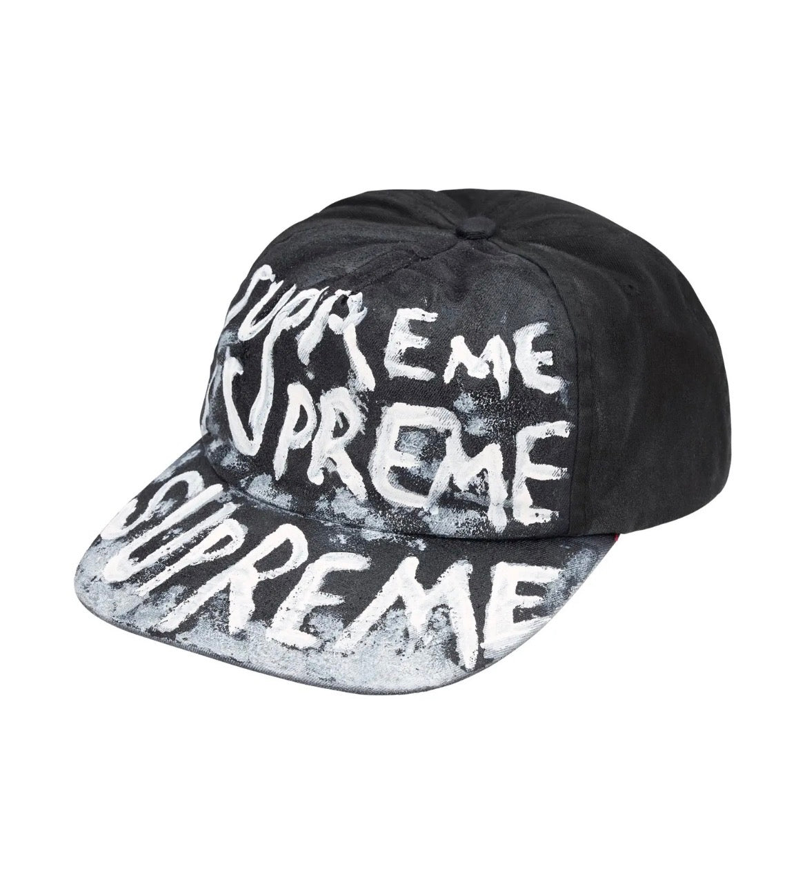 SUPREME PAINTED 5-PANEL HAT “BLACK”