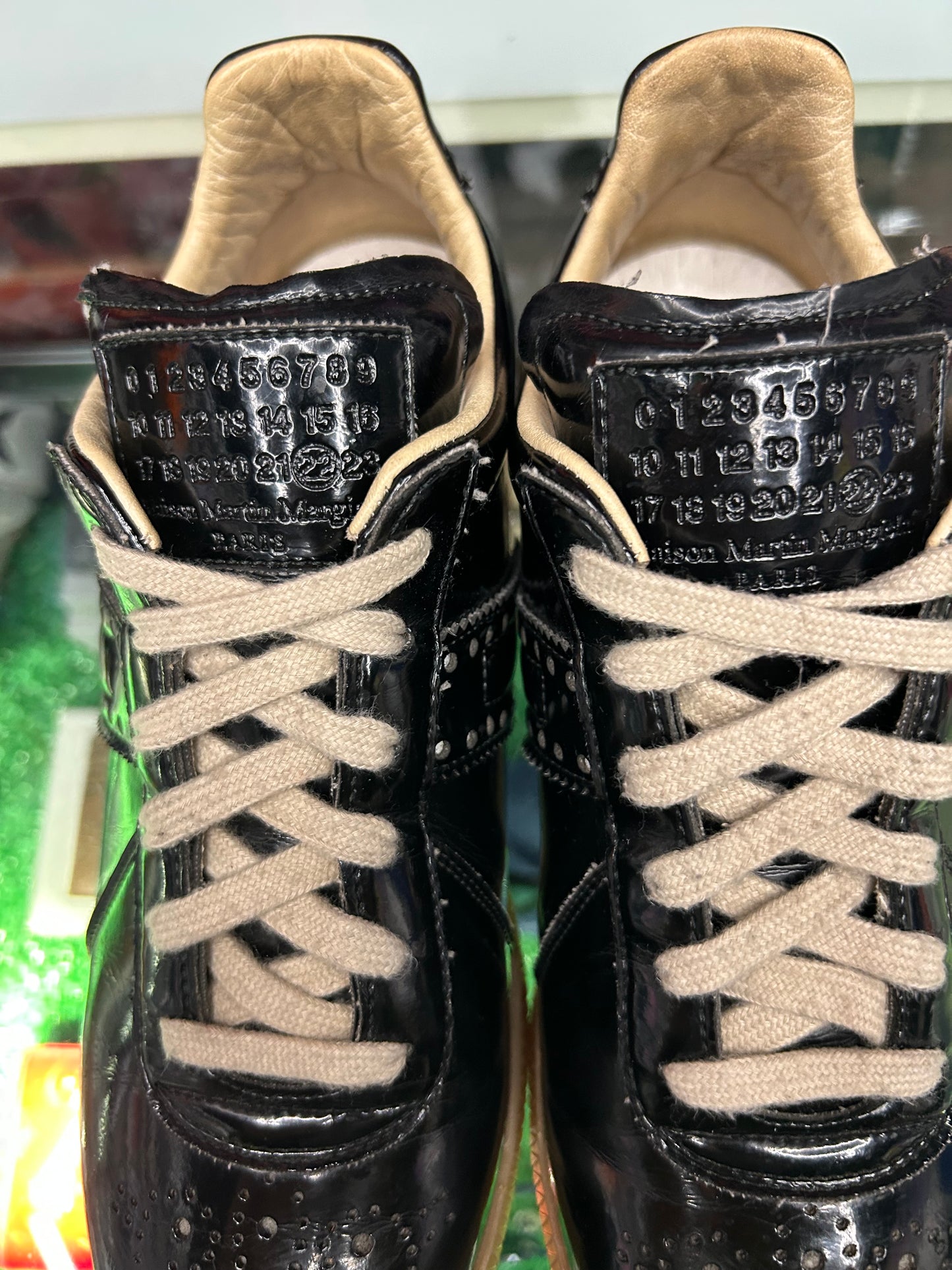 MAISON MARGIELA LEATHER GATS (PRE-OWNED W/ BOX)