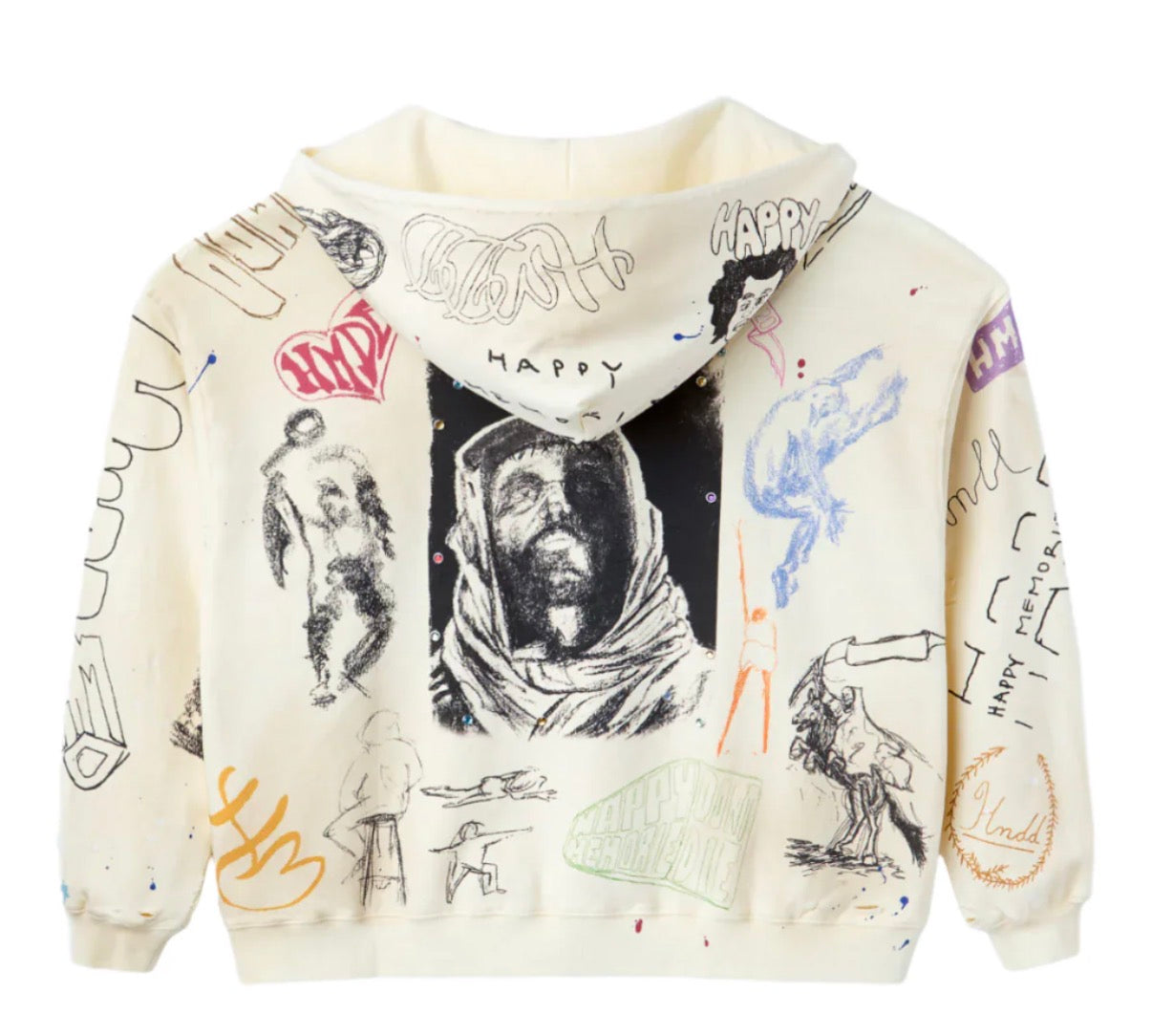 HMDD HAPPY MEMORIES DON’T DIE SKETCH HOODIE (PRE-OWNED)