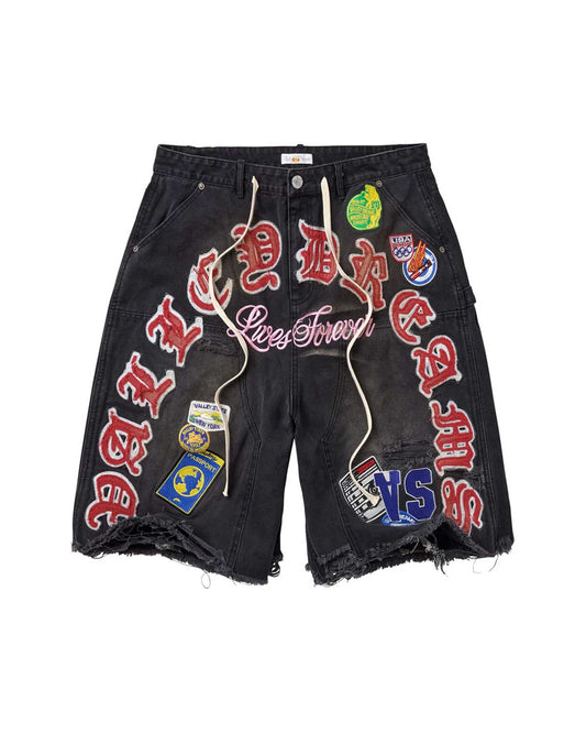 VALE FOREVER WORKSHOP JORTS “SIZE 32”