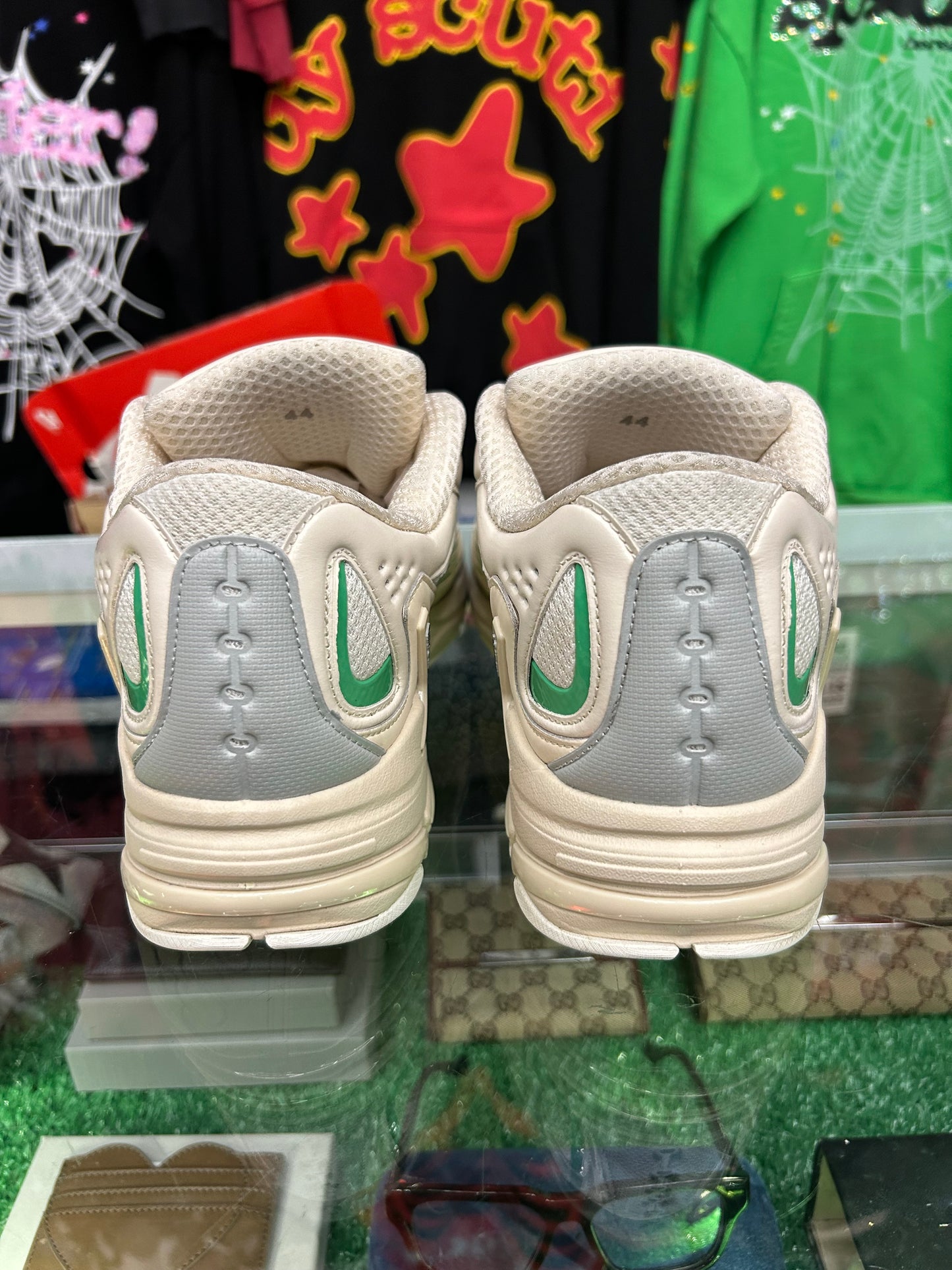 RAF SIMONS ULTRASCEPTRE SNEAKER CREAM GREEN (PRE-OWNED W/ BOX)