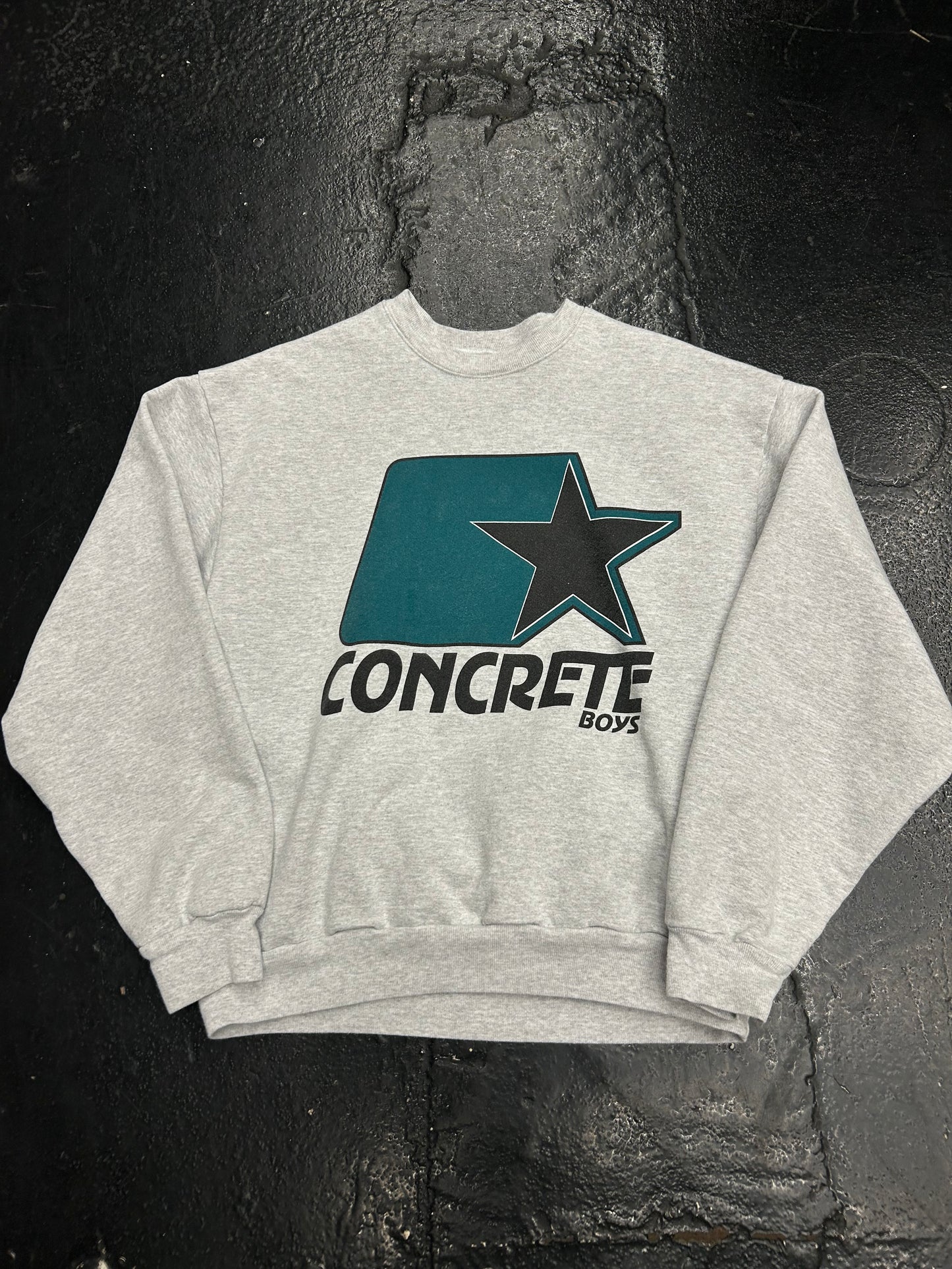 CONCRETE BOYS HEATHER GREY CREWNECK (PRE-OWNED)