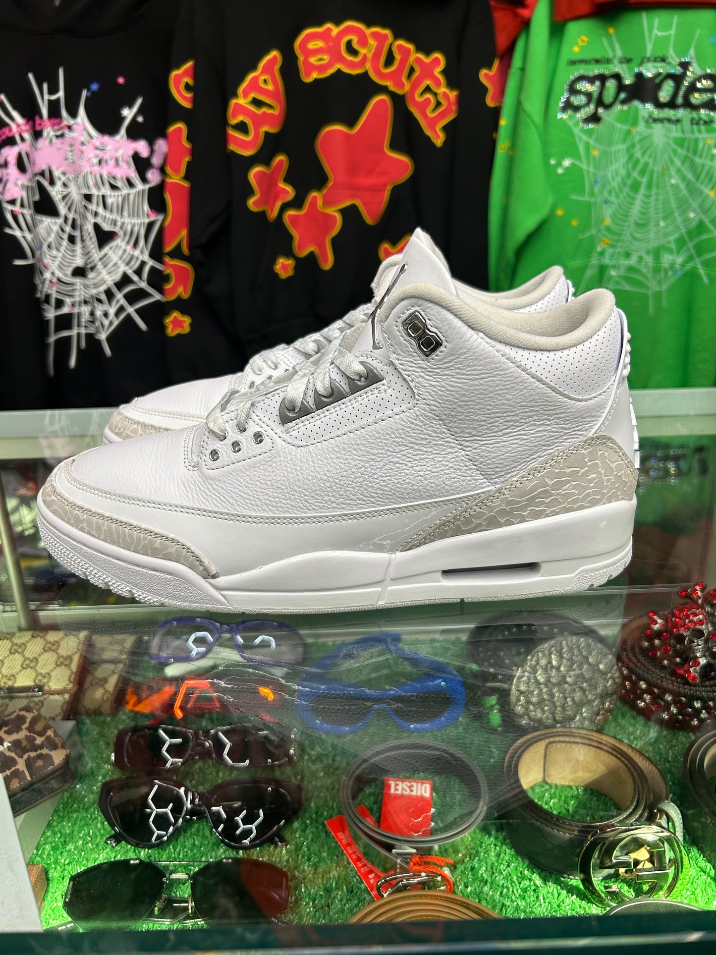 JORDAN 3 PURE MONEY (PRE-OWNED W/ BOX)