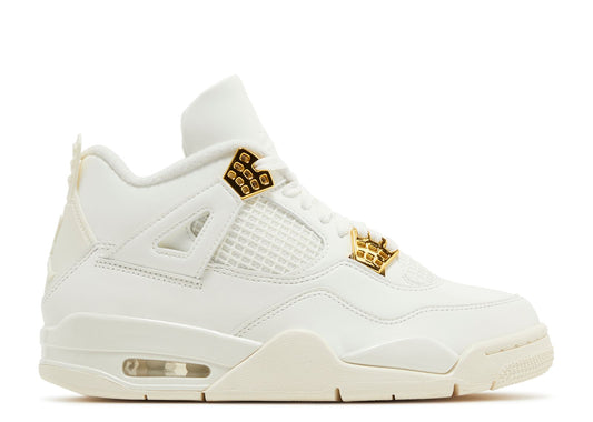 JORDAN 4 METALLIC GOLD (PRE OWNED W/ BOX)