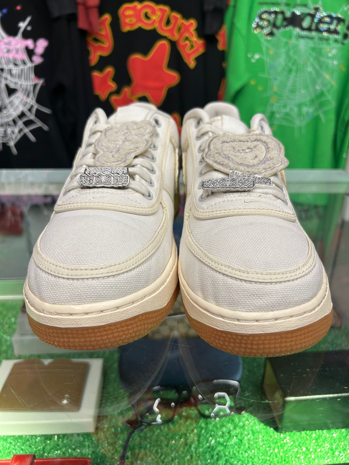 AIR FORCE 1 TRAVIS SCOTT NIKE “SAIL GUM” (PRE-OWNED W/ BOX)