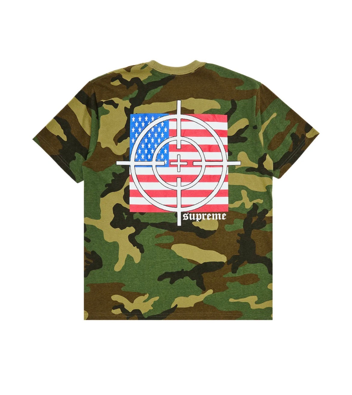 SUPREME WOODLAND CAMO TARGET TEE
