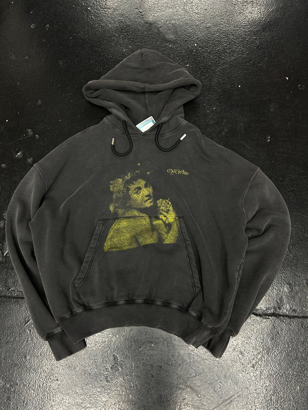 OFF-WHITE GRAPHIC PRINT HOODIE (PRE-OWNED)