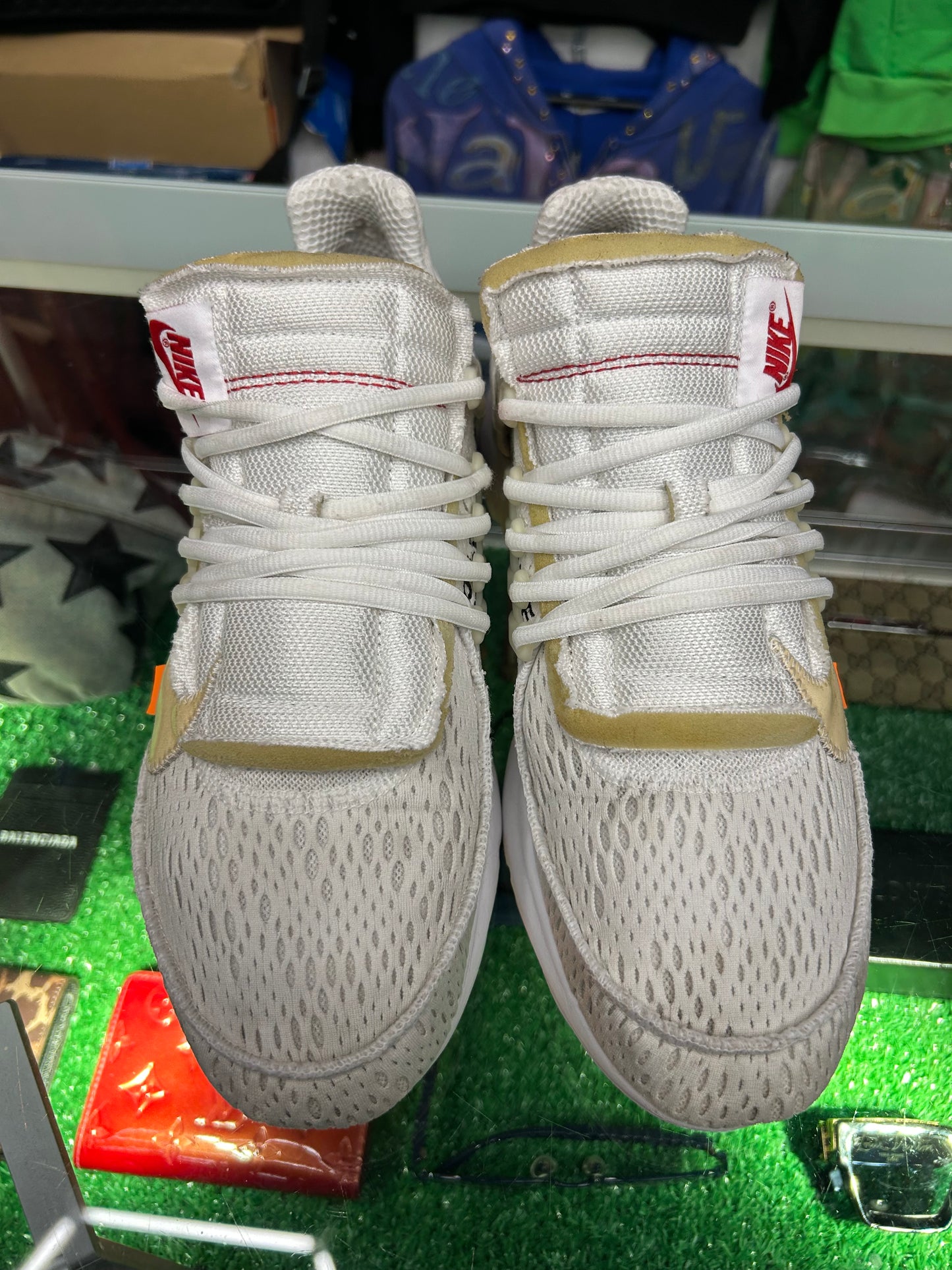 OFF-WHITE NIKE PRESTO “WHITE” (PRE-OWNED W/ BOX)