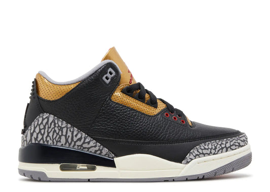 JORDAN 3 BLACK GOLD (VNDS W/ BOX)