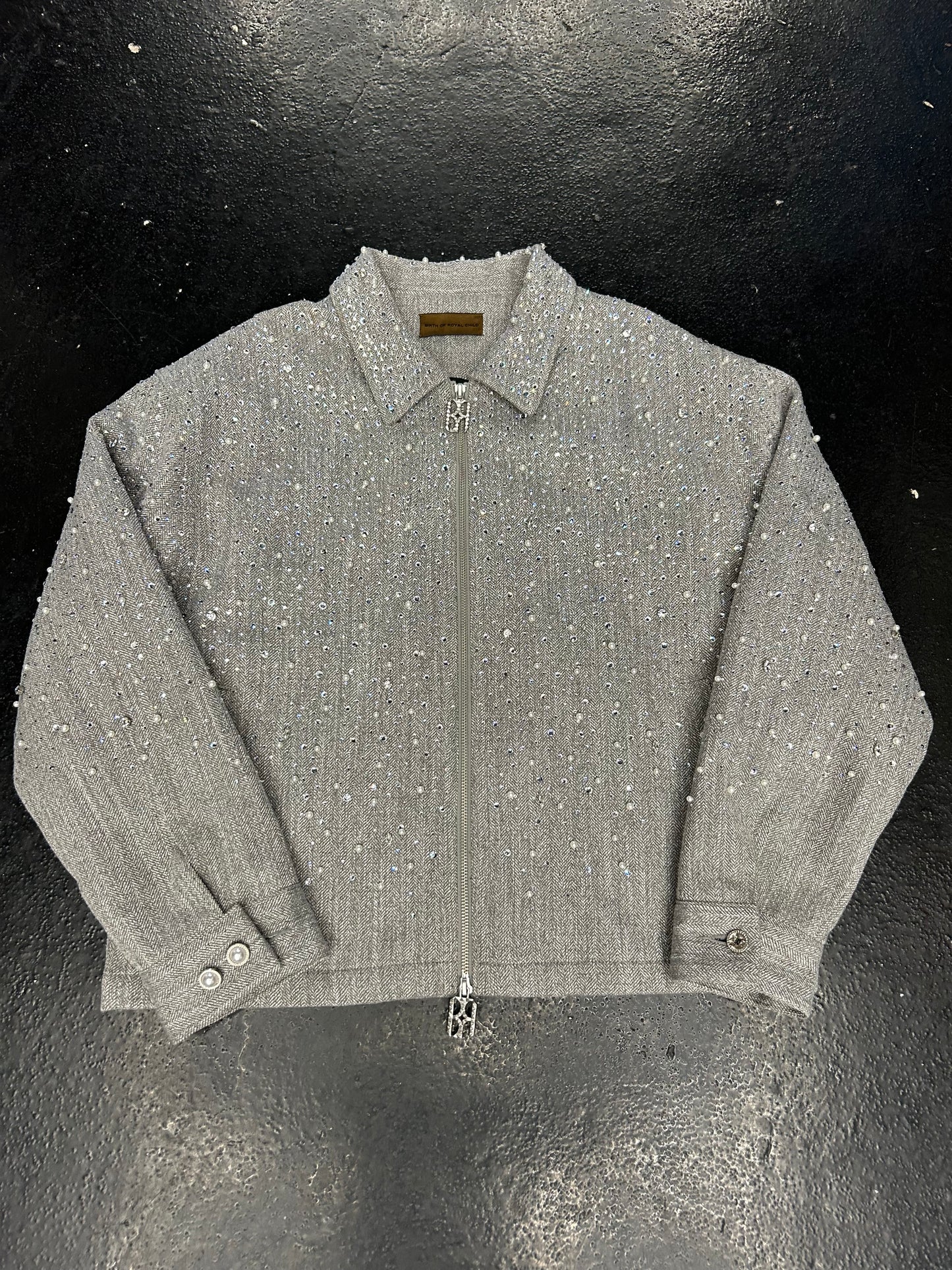 BIRTH OF ROYAL CHILD BEDAZZLED JACKET (PRE-OWNED)