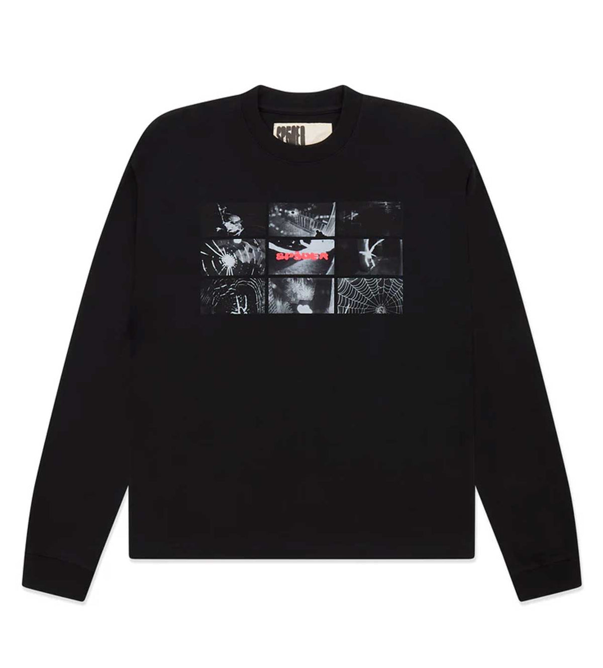 SP5DER WEB MONITOR BLACK LONGSLEEVE (BRAND NEW)