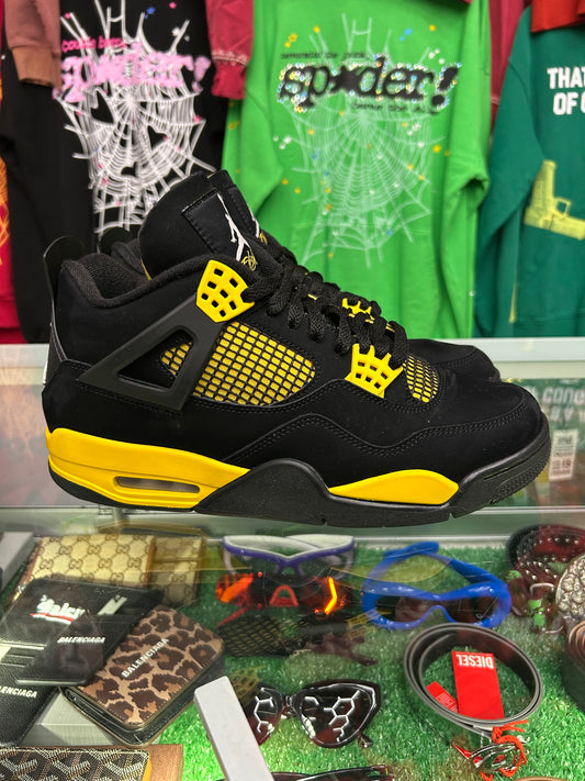 JORDAN 4 YELLOW THUNDER (PRE-OWNED W/ BOX)