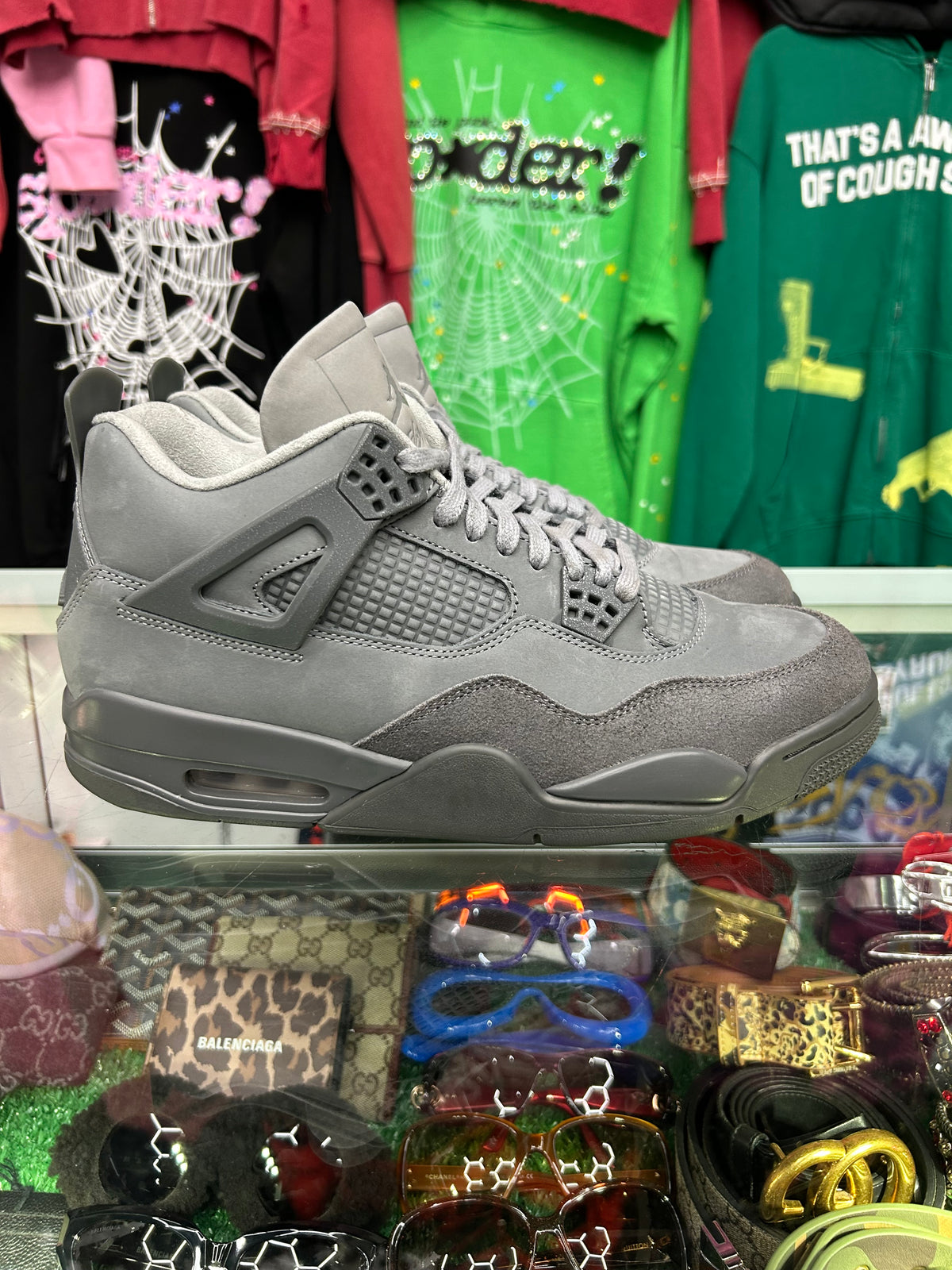 JORDAN 4 WET CEMENT (PRE-OWNED W/ BOX)