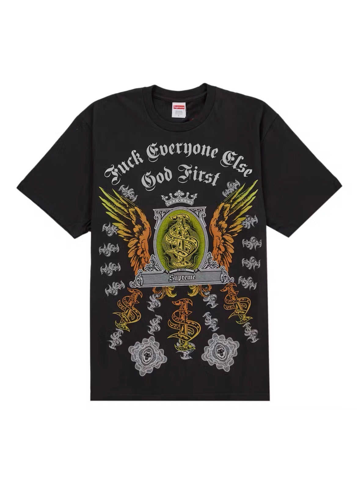 SUPREME MONEY TEE BLACK