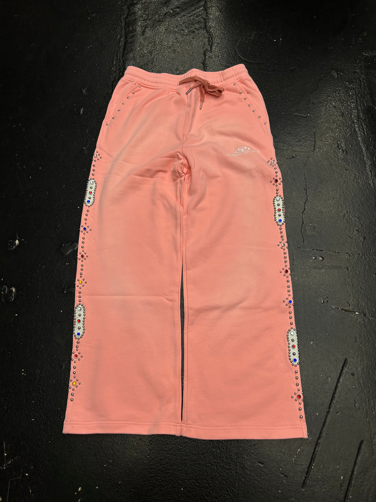 JAPANESE SORROWS PONDER EMBELLISHED SWEATS “PINK” (BRAND NEW)