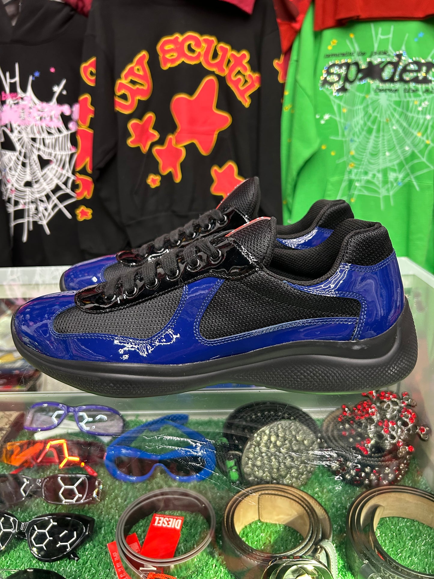 PRADA CUP BLACK/ BLUE (PRE-OWNED NO BOX)