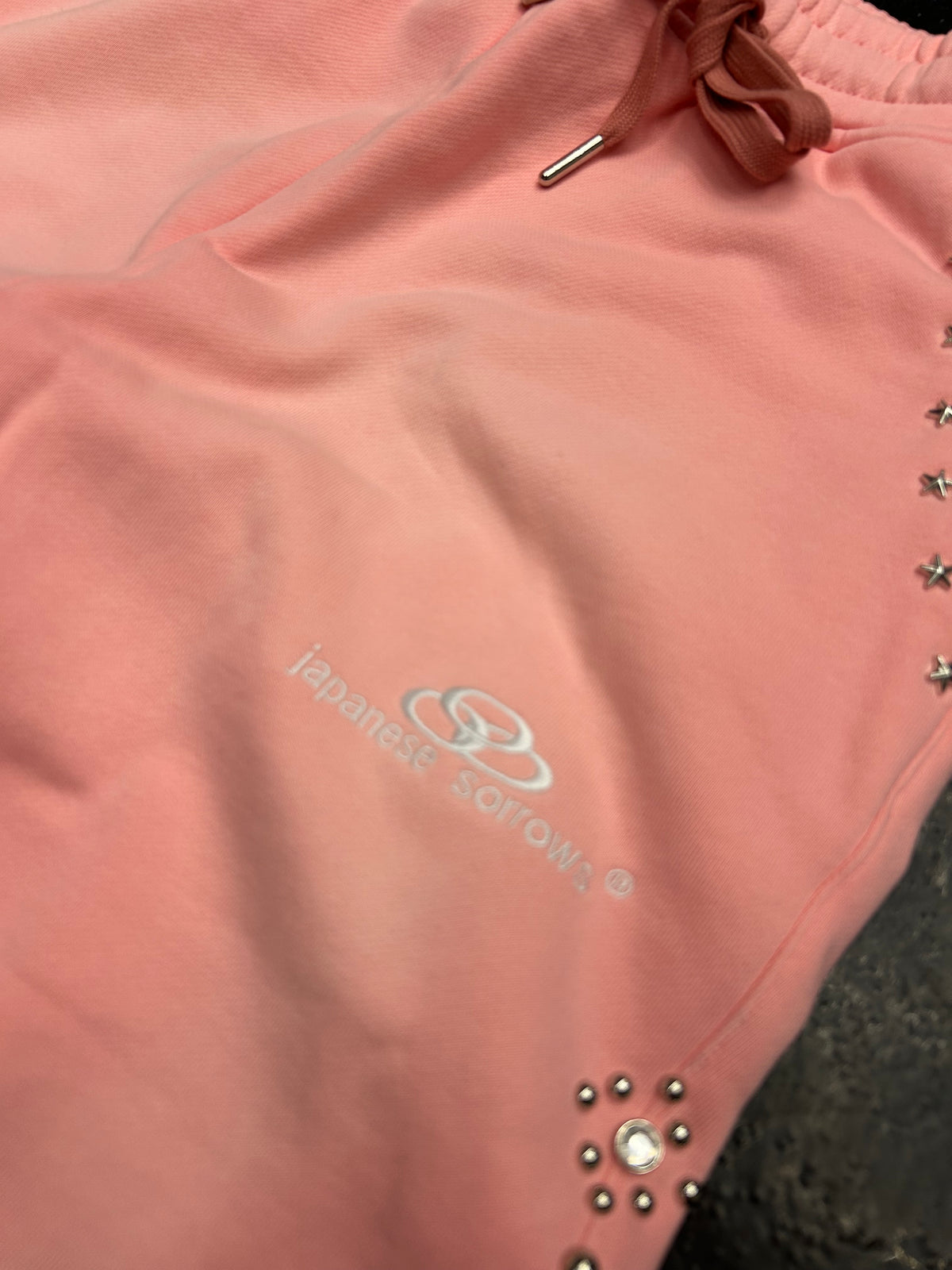 JAPANESE SORROWS PONDER EMBELLISHED SWEATS “PINK” (BRAND NEW)