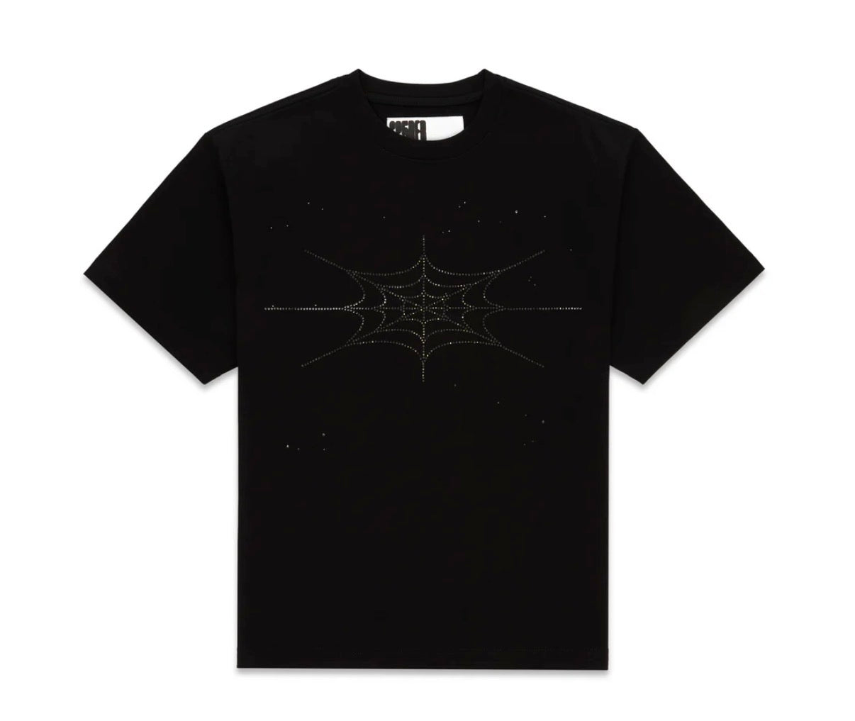 SP5DER RHINESTONE SILK TEE (BRAND NEW)