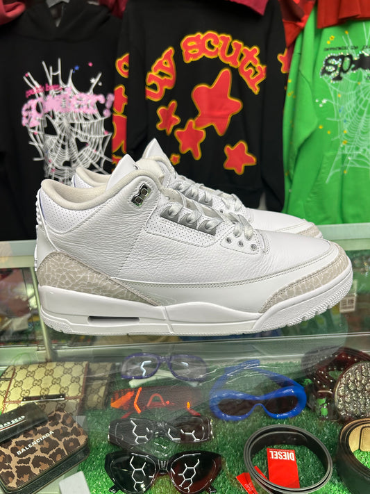 JORDAN 3 PURE MONEY (PRE-OWNED W/ BOX)