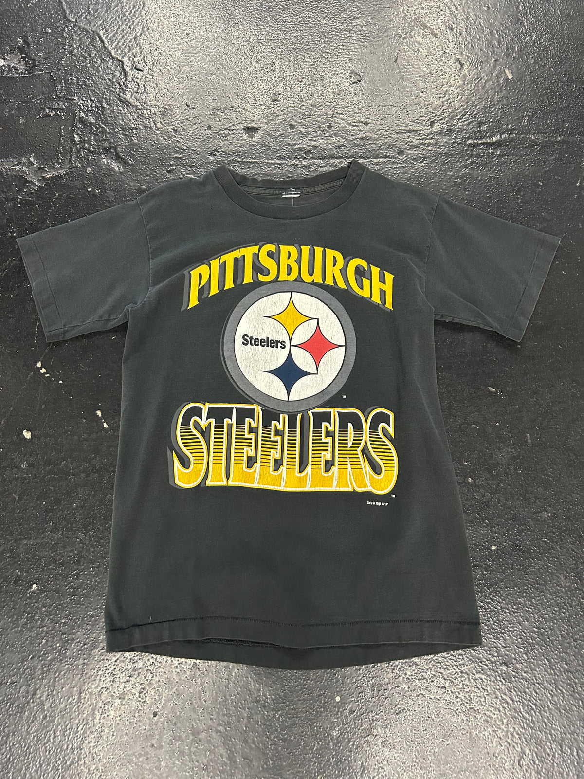 PITTSBURGH STEELERS VINTAGE BLACK T-SHIRT