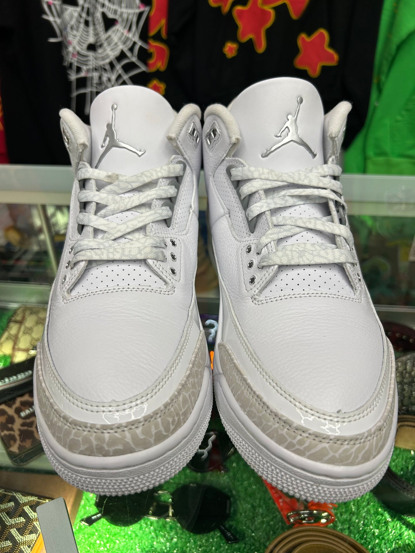 JORDAN 3 PURE MONEY (PRE-OWNED W/ BOX)