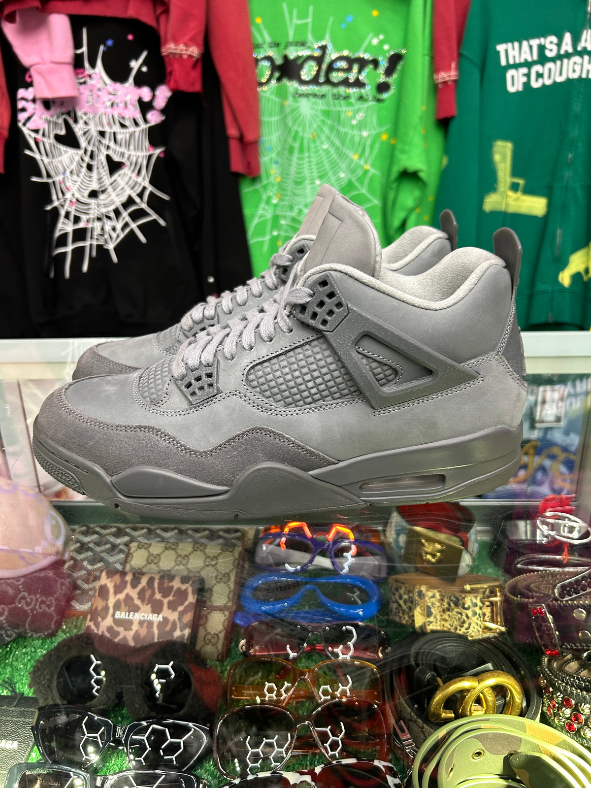 JORDAN 4 WET CEMENT (PRE-OWNED W/ BOX)