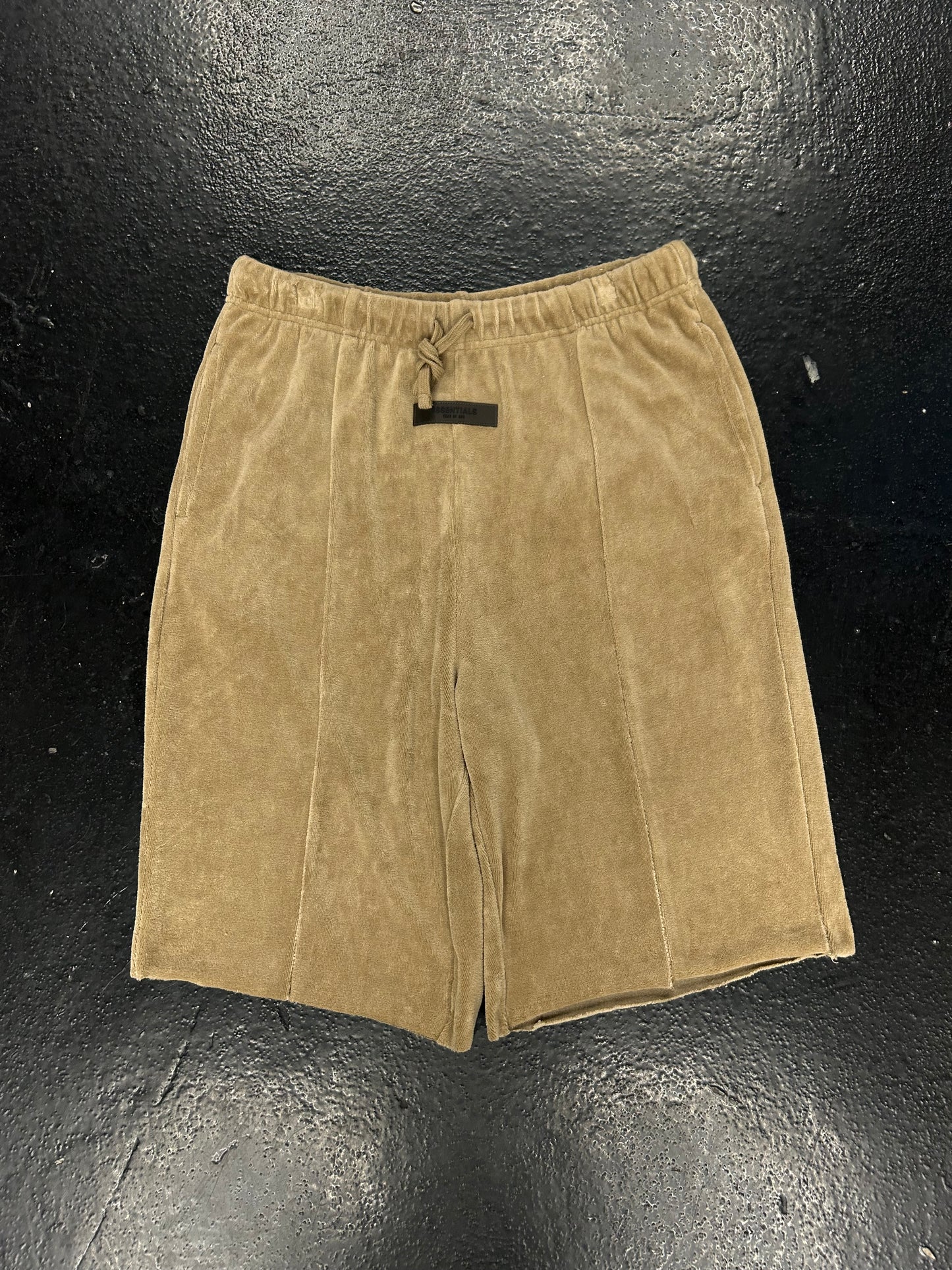 ESSENTIALS CAMEL TAN SHORTS (BRAND NEW)