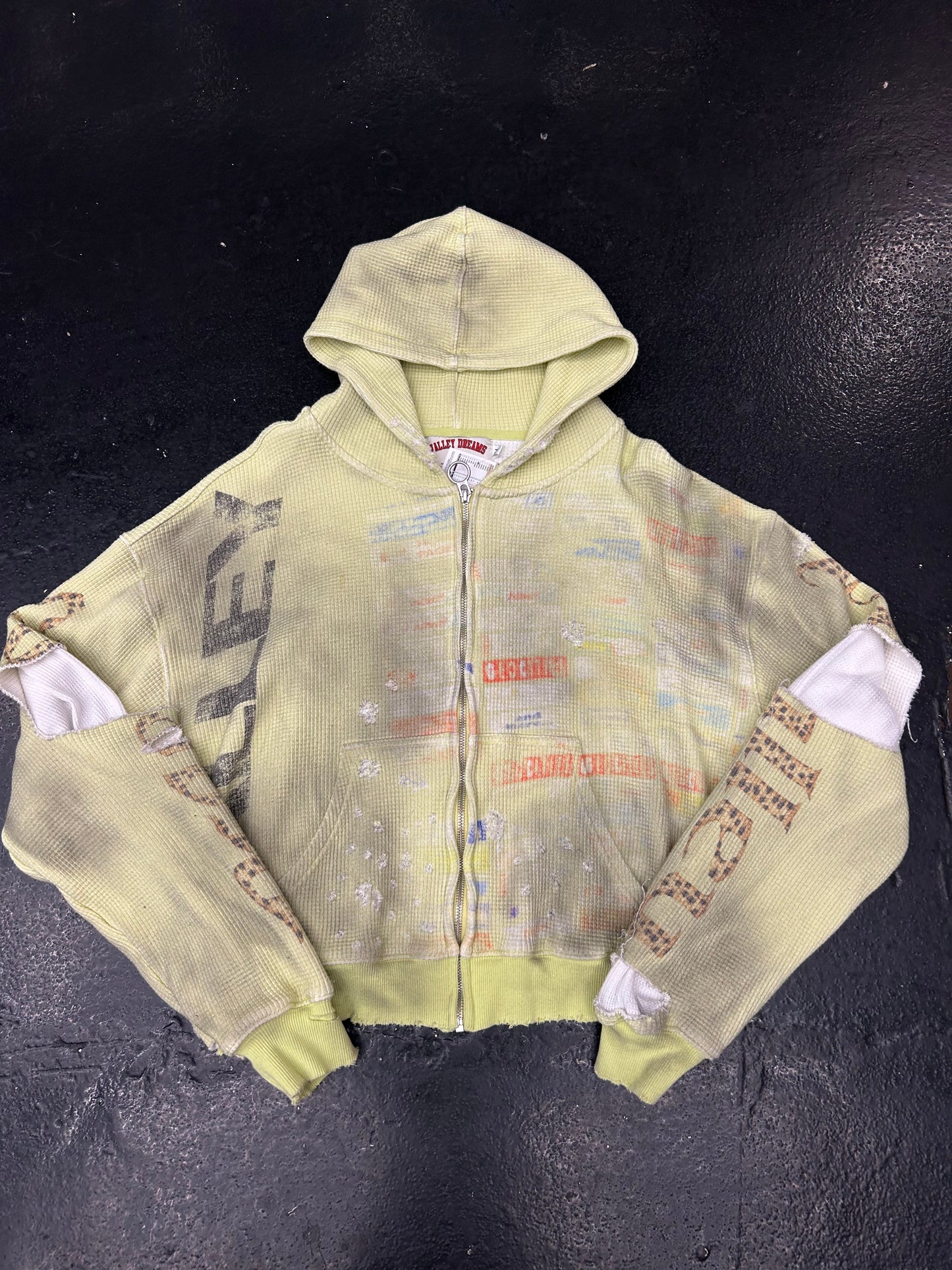 VALE VALLEY GLITCH ZIP-UP “HACK GREEN” (PRE-OWNED)