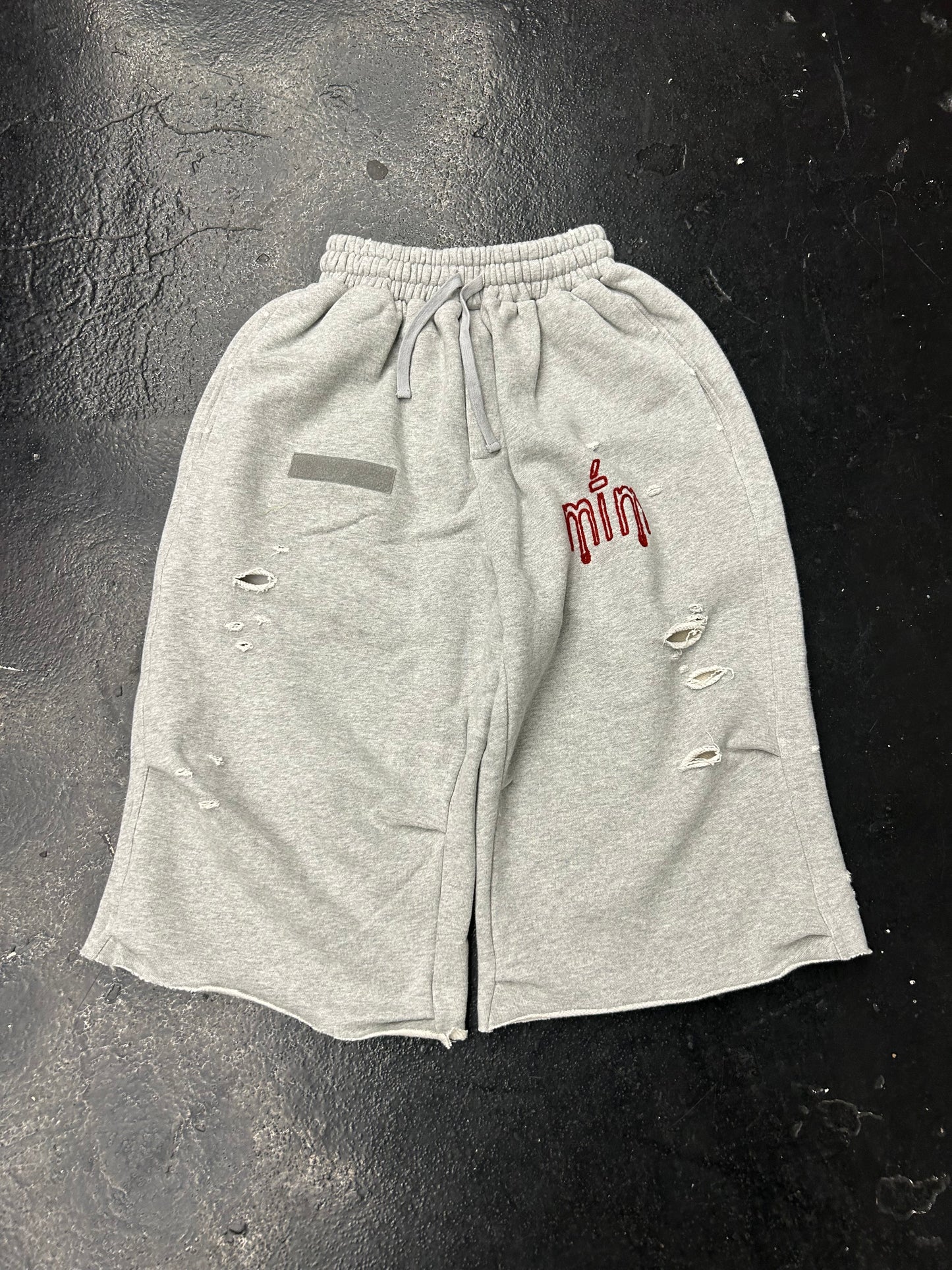 MURD333R FM GREY SHORTS (BRAND NEW)