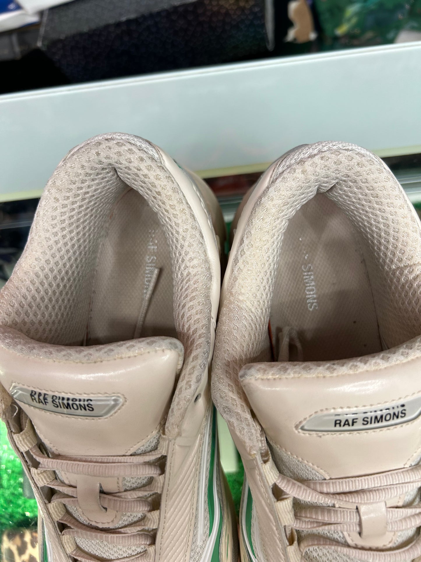 RAF SIMONS ULTRASCEPTRE SNEAKER CREAM GREEN (PRE-OWNED W/ BOX)