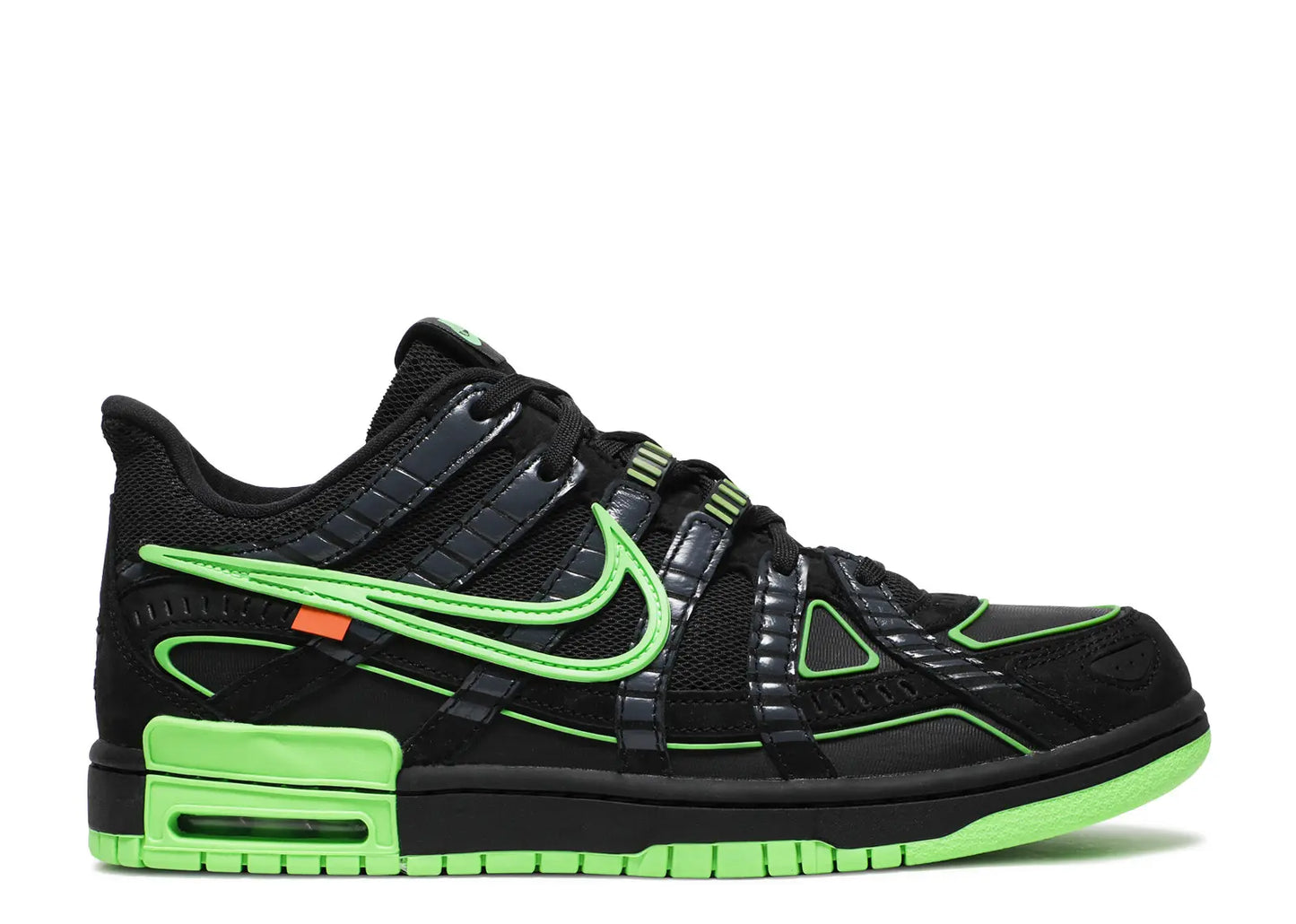 DUNK LOW RUBBER X OFF-WHITE GREEN STRIKE (VNDS W/ BOX)